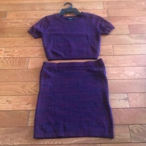 Knit Skirt Set